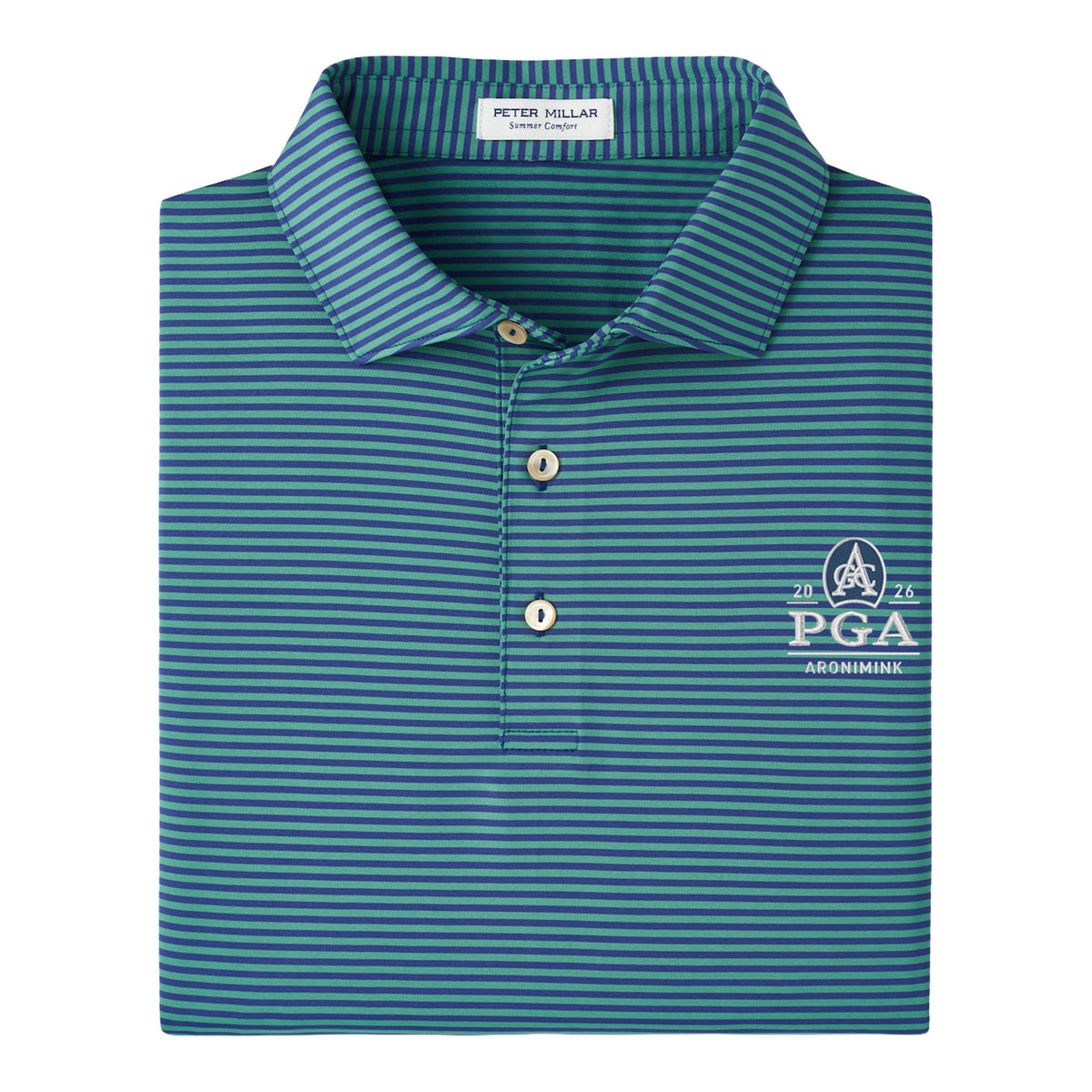 PETER MILLAR 2026 PGA CHAMPIONSHIP HALES PERFORMANCE JERSEY POLO IN SPORT NAVY
