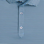 FOOTJOY 2026 PGA CHAMPIONSHIP SMOOTH STRIPE POLO IN NAVY, TONAL NAVY, AND LIGHT BLUE