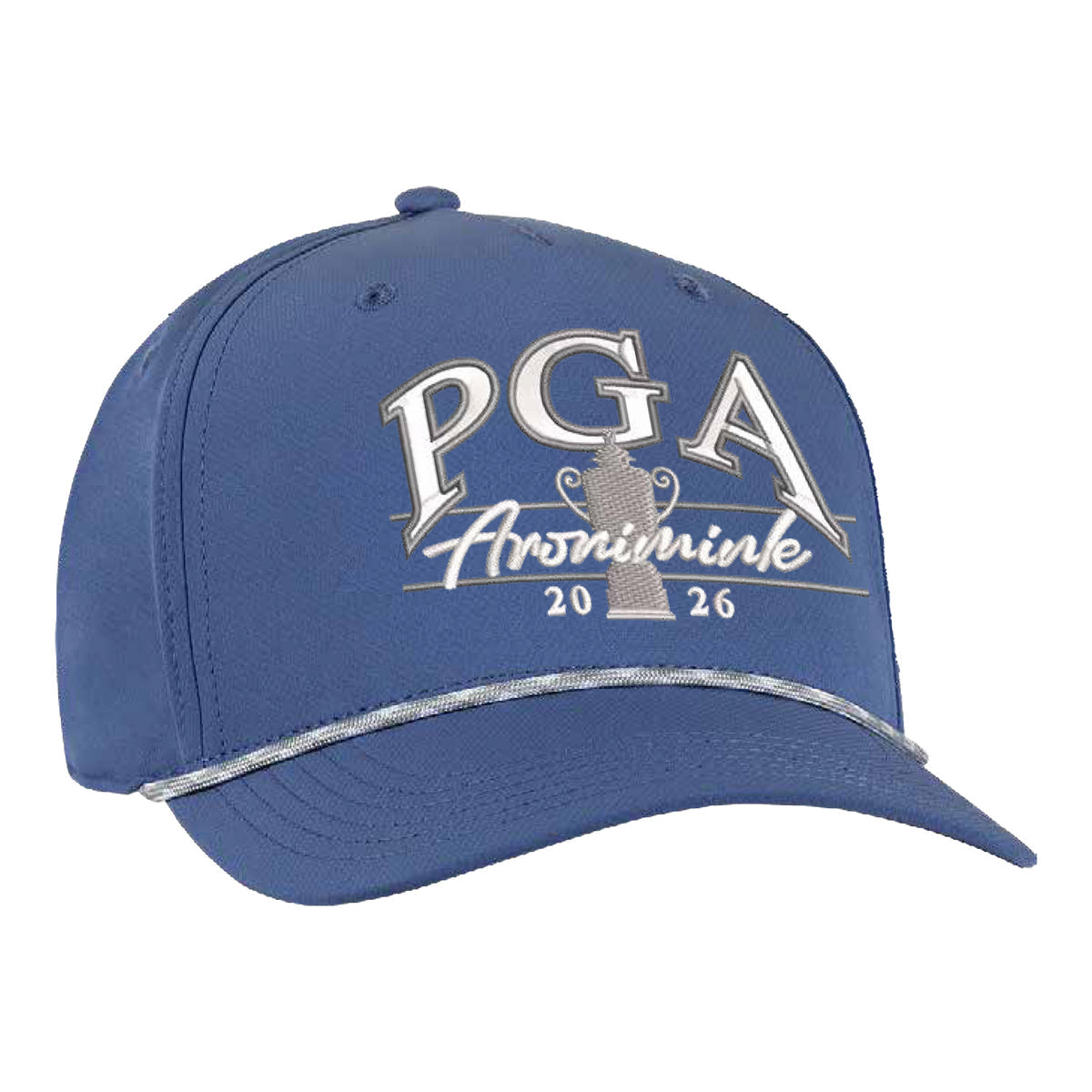 AHEAD 2026 PGA CHAMPIONSHIP CLASSIC FIT ALTO PERFORMANCE ROPE HAT IN BLUE