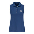 PETER MILLAR 2026 PGA CHAMPIONSHIP WOMEN’S BANDED SPORT MESH SLEEVELESS POLO IN NAVY