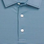 FOOTJOY 2026 PGA CHAMPIONSHIP MICROFEEDER STRIPE POLO IN NAVY AND LIGHT BLUE