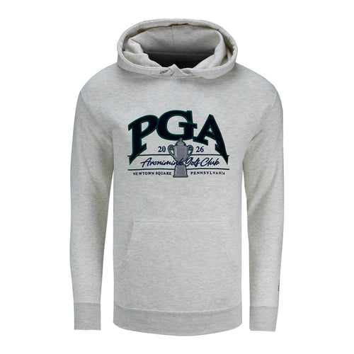 AHEAD 2026 PGA CHAMPIONSHIP APPLIQUE HOODIE IN OATMEAL HEATHER