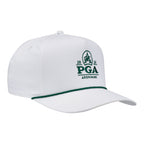 IMPERIAL 2026 PGA CHAMPIONSHIP WRIGHTSON ROPE HAT IN WHITE AND DARK GREEN