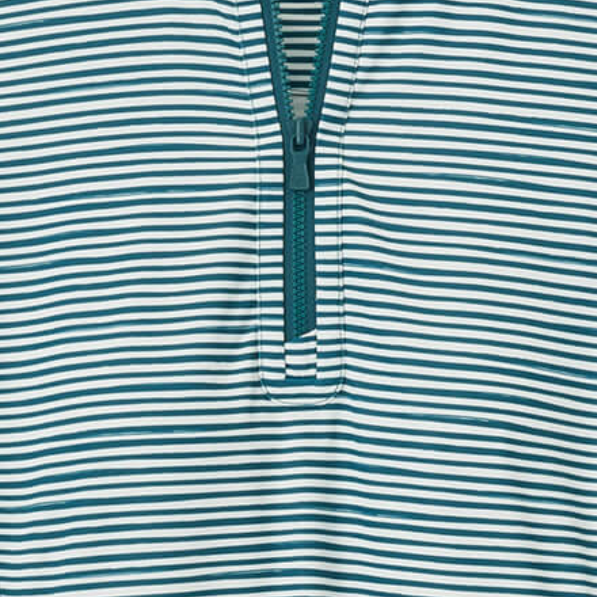PETER MILLAR 2026 PGA CHAMPIONSHIP LADIES STRIPED QUARTER ZIP SUN SHIRT IN DEEP JADE