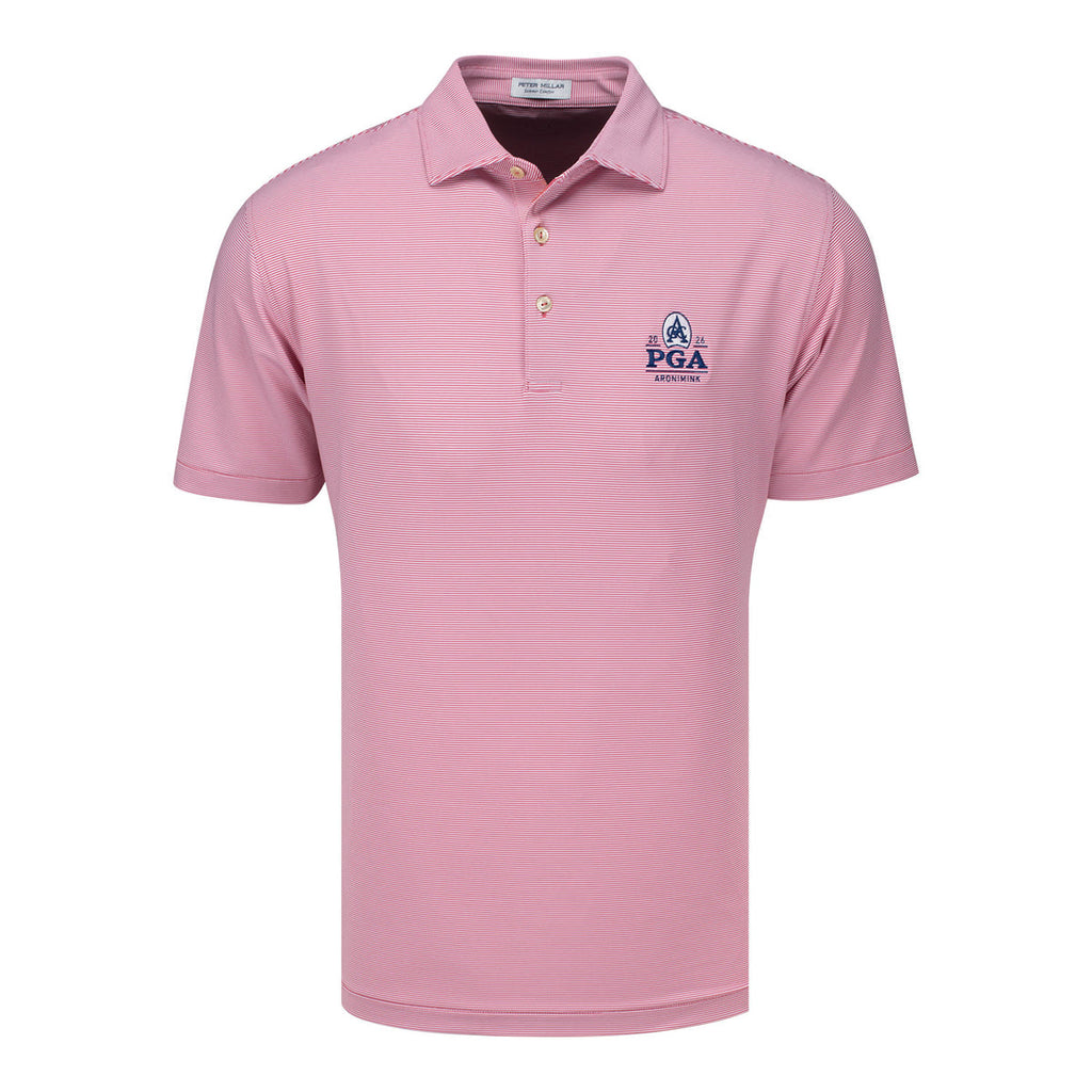 PETER MILLAR 2026 PGA CHAMPIONSHIP JUBILEE PERFORMANCE JERSEY POLO IN CHILI RED