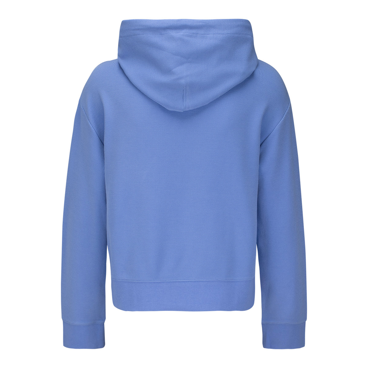RALPH LAUREN 2026 PGA CHAMPIONSHIP WOMEN’S TECH WAFFLE KNIT HOODED SWEATSHIRT IN BLUE MIST