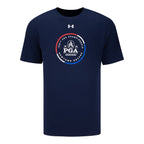 UNDER ARMOUR 2026 PGA CHAMPIONSHIP PERFORMANCE COTTON TEE IN MIDNIGHT NAVY