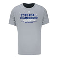 UNDER ARMOUR 2026 PGA CHAMPIONSHIP TECH STRETCH T-SHIRT IN GREY