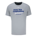 UNDER ARMOUR 2026 PGA CHAMPIONSHIP TECH STRETCH T-SHIRT IN GREY