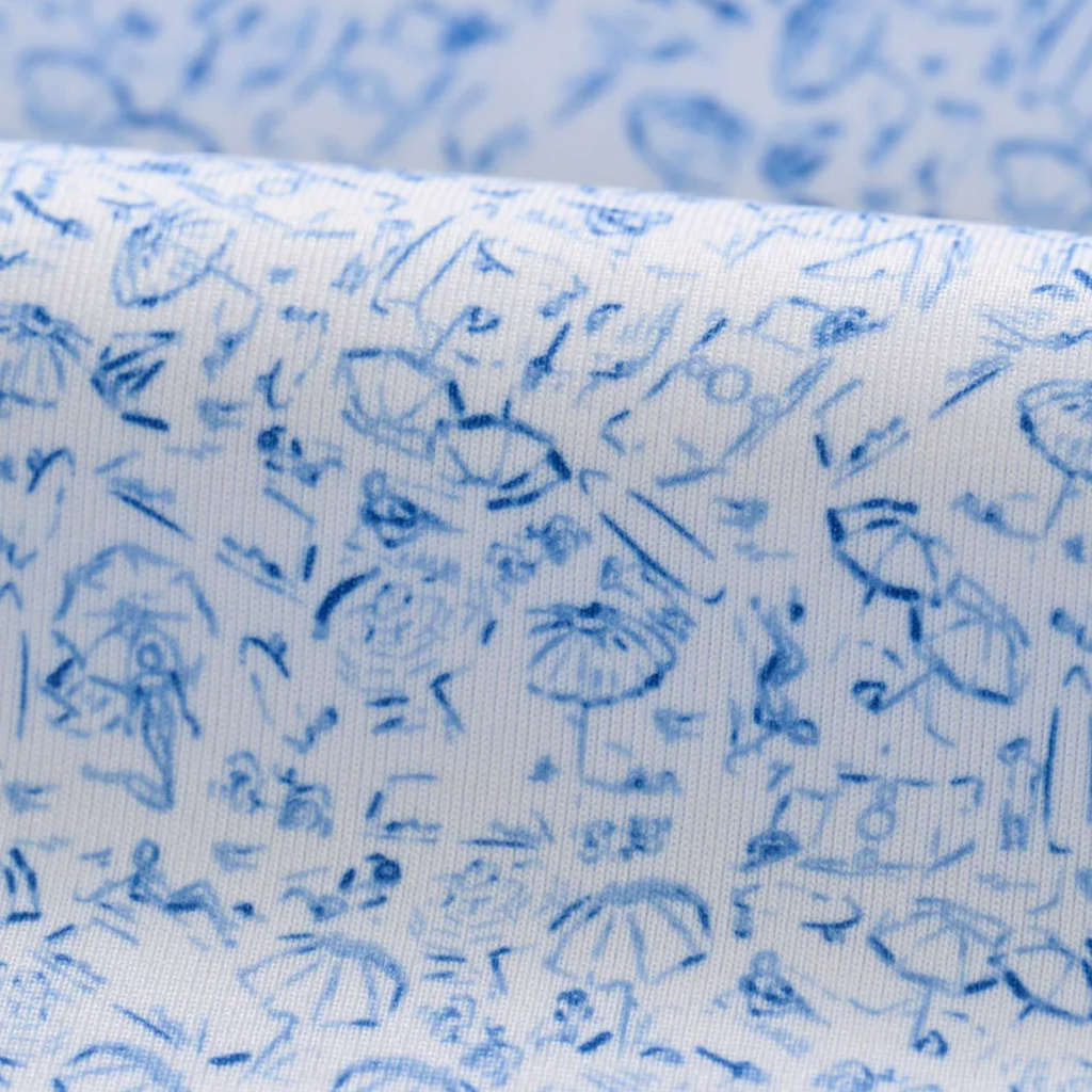 JOHNNIE-O 2026 PGA CHAMPIONSHIP BOGGINS PATTERN POLO IN PALISADES BLUE