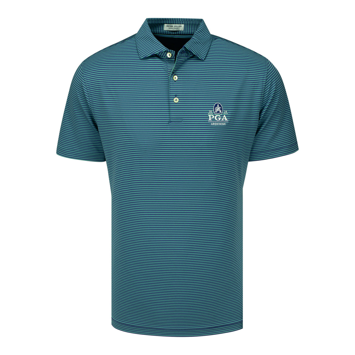PETER MILLAR 2026 PGA CHAMPIONSHIP HALES PERFORMANCE JERSEY POLO IN SPORT NAVY