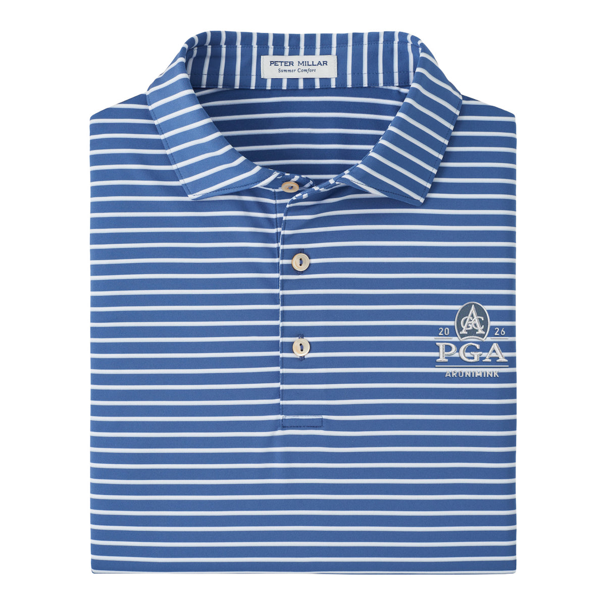 PETER MILLAR 2026 PGA CHAMPIONSHIP DUNNES PERFORMANCE JERSEY POLO IN WINDSOR BLUE