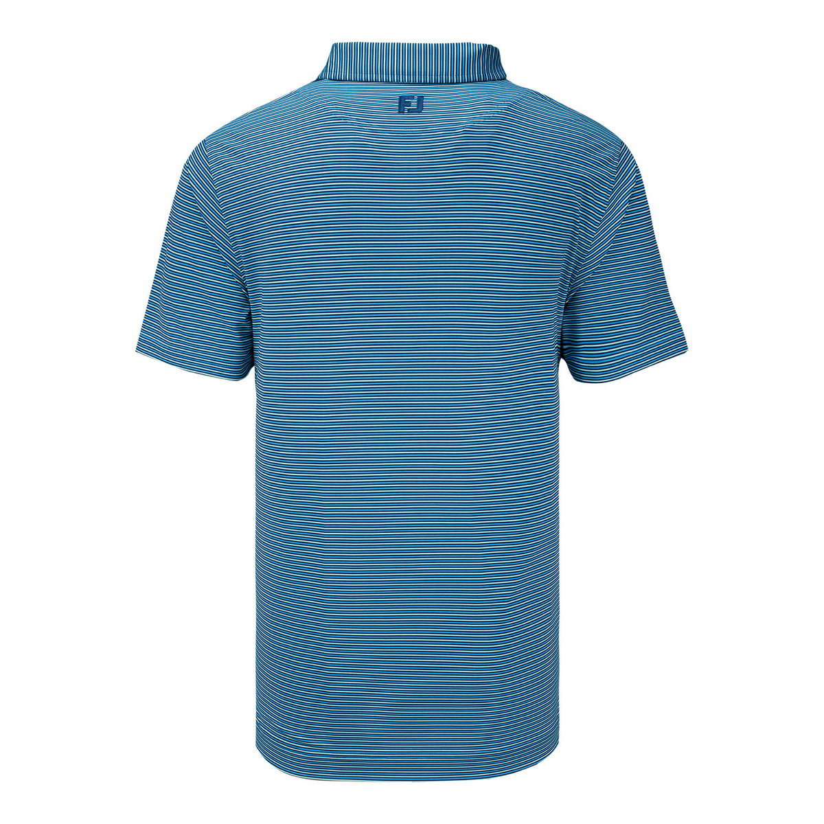 FOOTJOY 2026 PGA CHAMPIONSHIP SMOOTH STRIPE POLO IN NAVY, MINT, AND BLUE