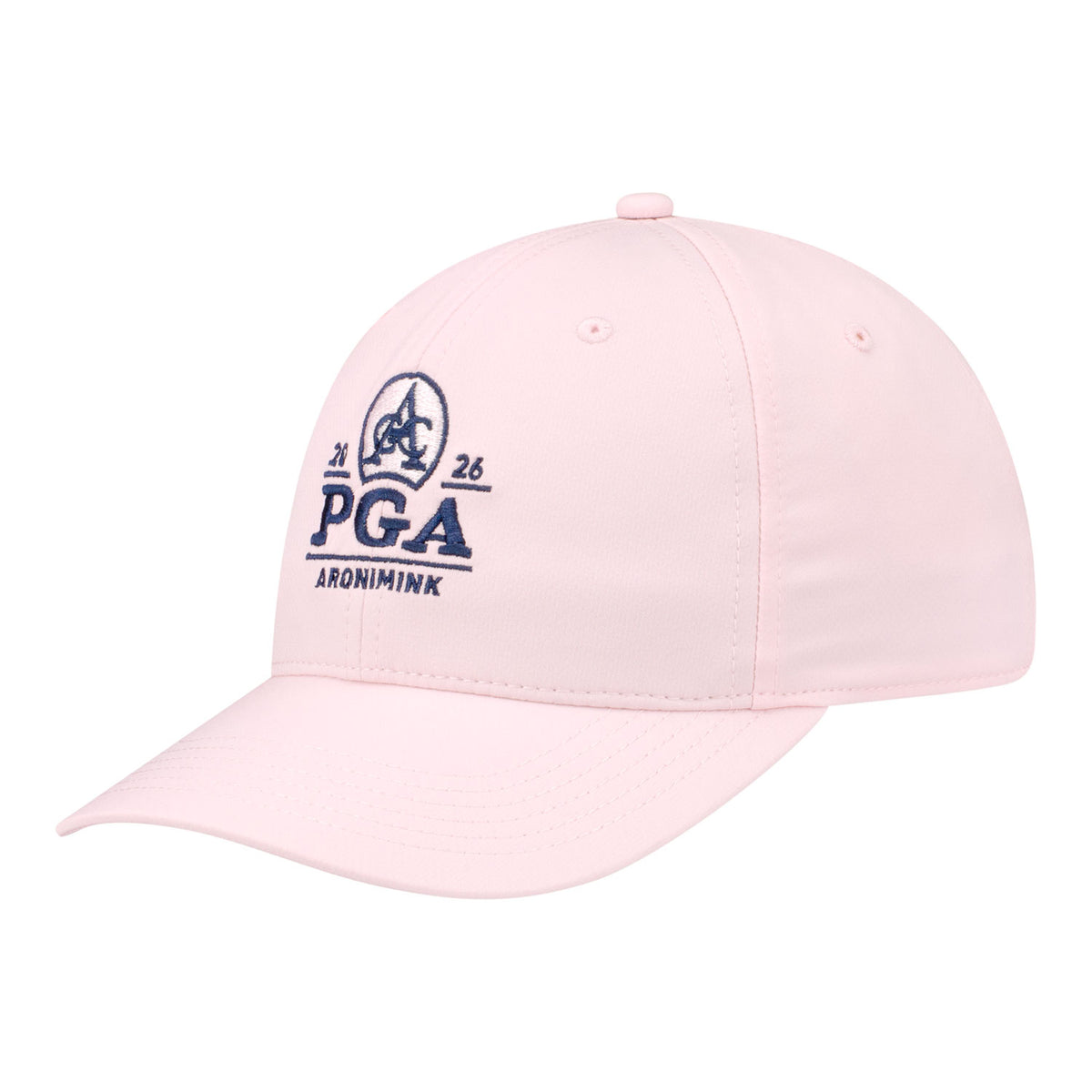AHEAD 2026 PGA CHAMPIONSHIP WOMEN’S TECH LOGO & TROPHY HAT IN SOFT PINK