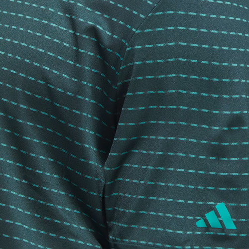 ADIDAS 2026 PGA CHAMPIONSHIP DASH STRIPE POLO IN COLLEGIATE GREEN