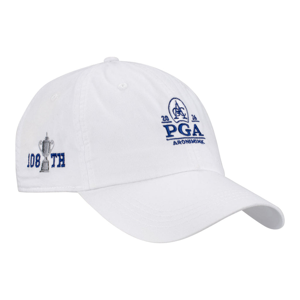 AHEAD 2026 PGA CHAMPIONSHIP SHAWMUT COTTON HAT IN WHITE