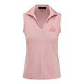 RALPH LAUREN 2026 PGA CHAMPIONSHIP WOMEN’S PIQUE SCALLOP POLO IN LIGHT PINK