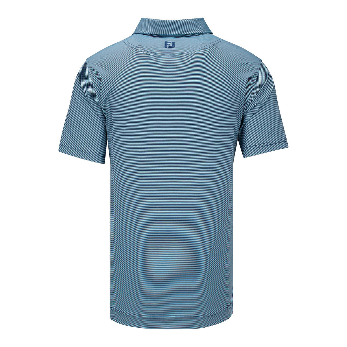 FOOTJOY 2026 PGA CHAMPIONSHIP MICROFEEDER STRIPE POLO IN NAVY AND LIGHT BLUE