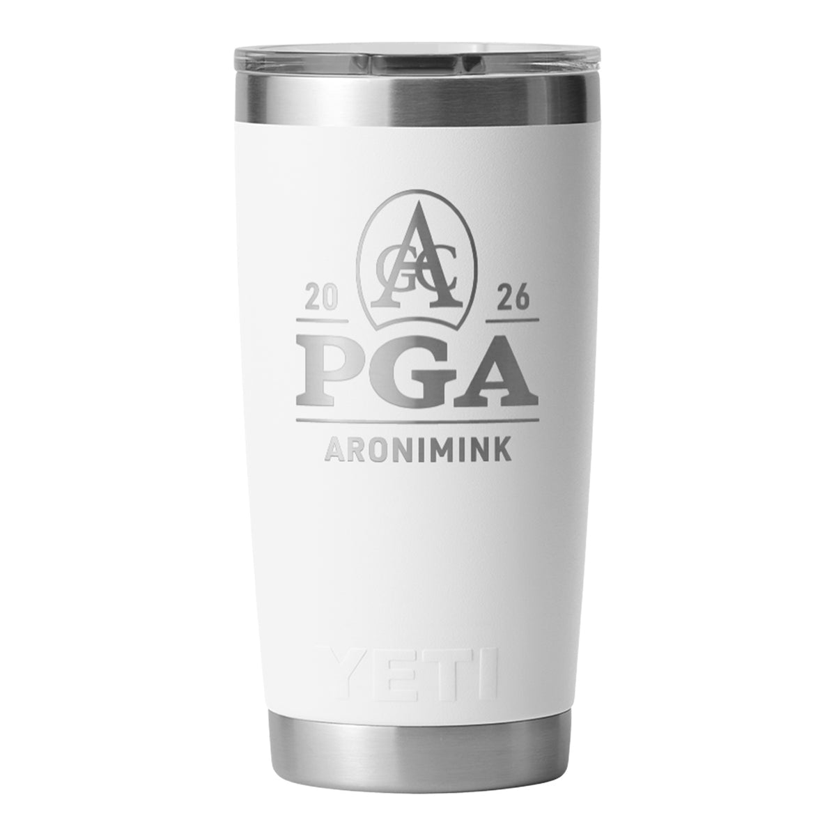 YETI 2026 PGA CHAMPIONSHIP 20OZ RAMBLER IN WHITE