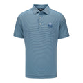 FOOTJOY 2026 PGA CHAMPIONSHIP MICROFEEDER STRIPE POLO IN NAVY AND LIGHT BLUE