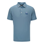 FOOTJOY 2026 PGA CHAMPIONSHIP MICROFEEDER STRIPE POLO IN NAVY AND LIGHT BLUE