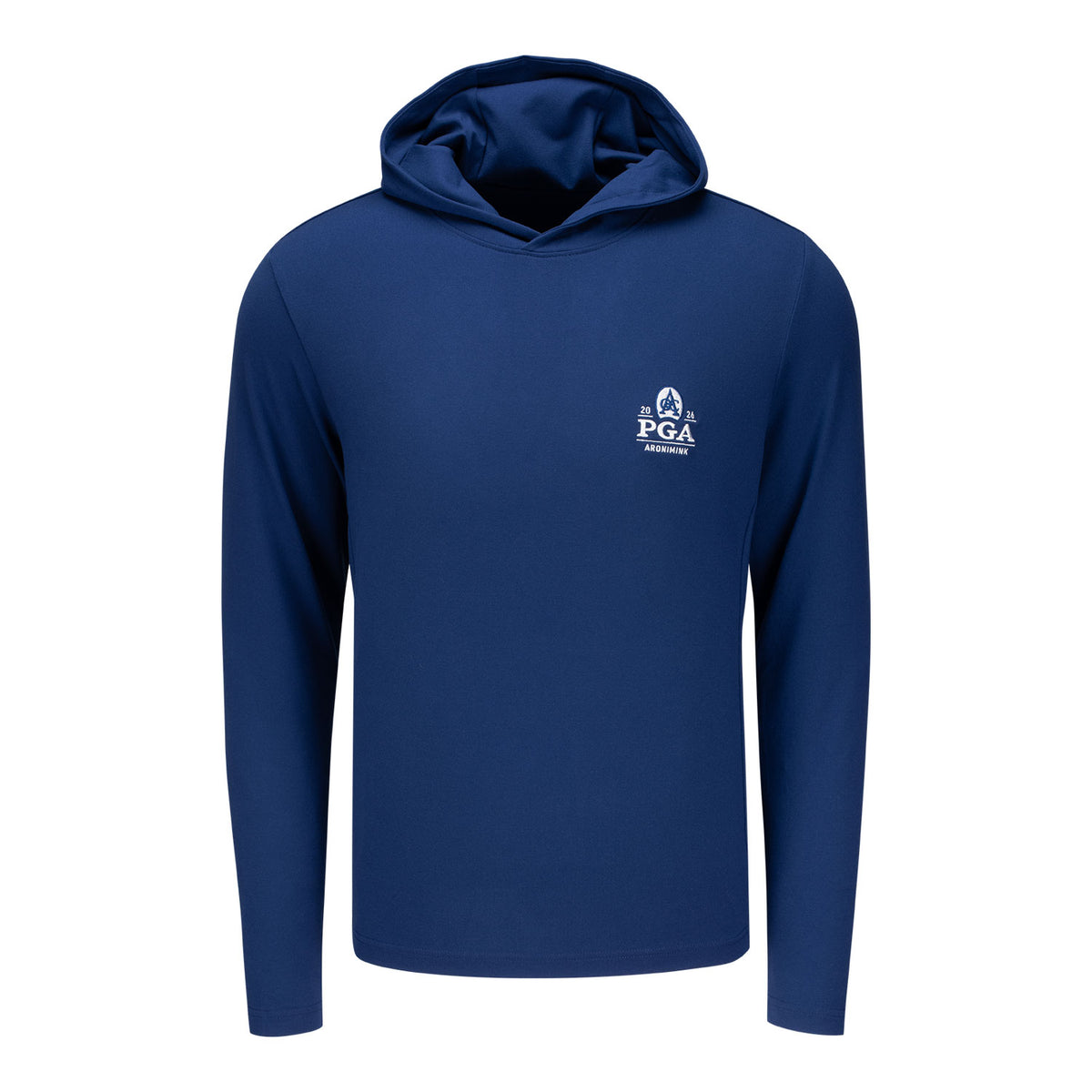 HOLDERNESS & BOURNE 2026 PGA CHAMPIONSHIP JACKSON PERFORMANCE HOODIE IN NAVY