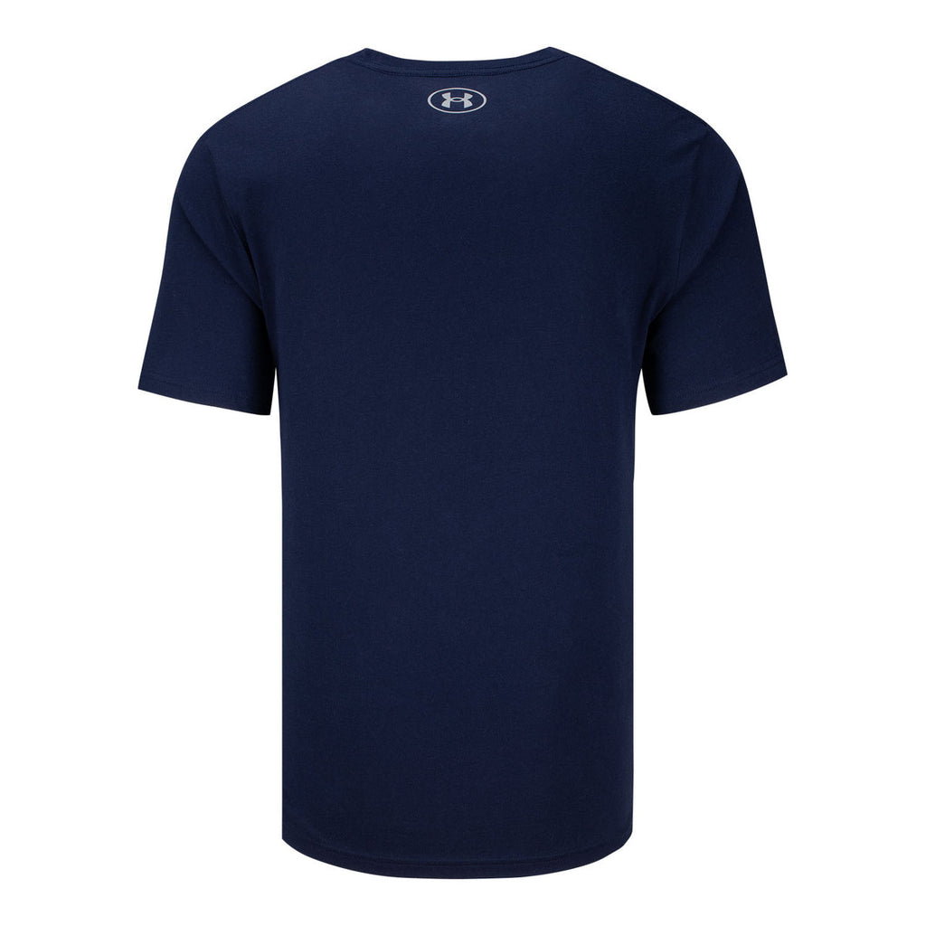 UNDER ARMOUR 2026 PGA CHAMPIONSHIP PERFORMANCE COTTON TEE IN MIDNIGHT NAVY