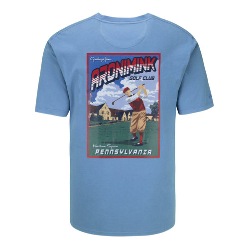 AHEAD 2026 PGA CHAMPIONSHIP RETRO COURSE T-SHIRT IN BLUE JEAN