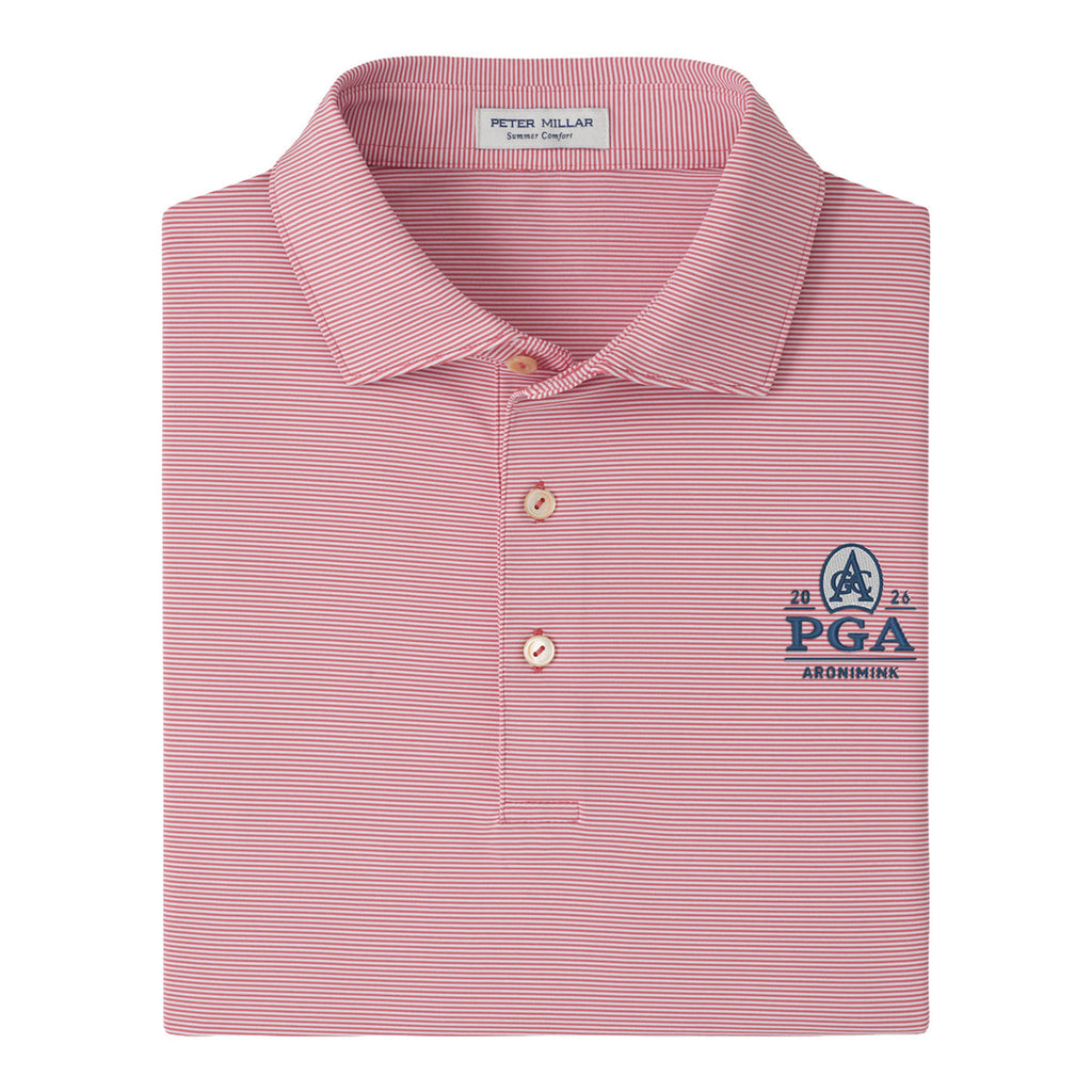 PETER MILLAR 2026 PGA CHAMPIONSHIP JUBILEE PERFORMANCE JERSEY POLO IN CHILI RED