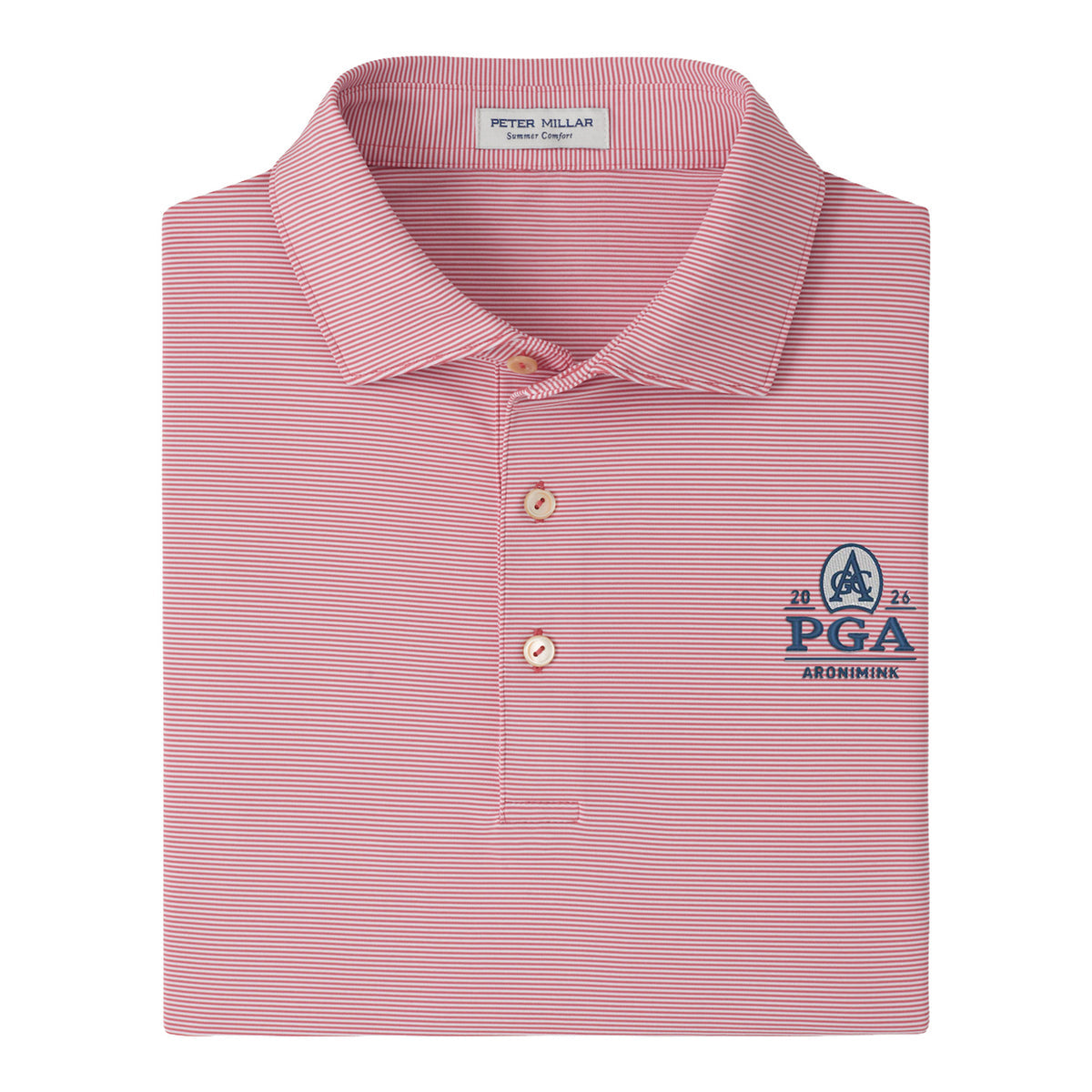PETER MILLAR 2026 PGA CHAMPIONSHIP JUBILEE PERFORMANCE JERSEY POLO IN CHILI RED