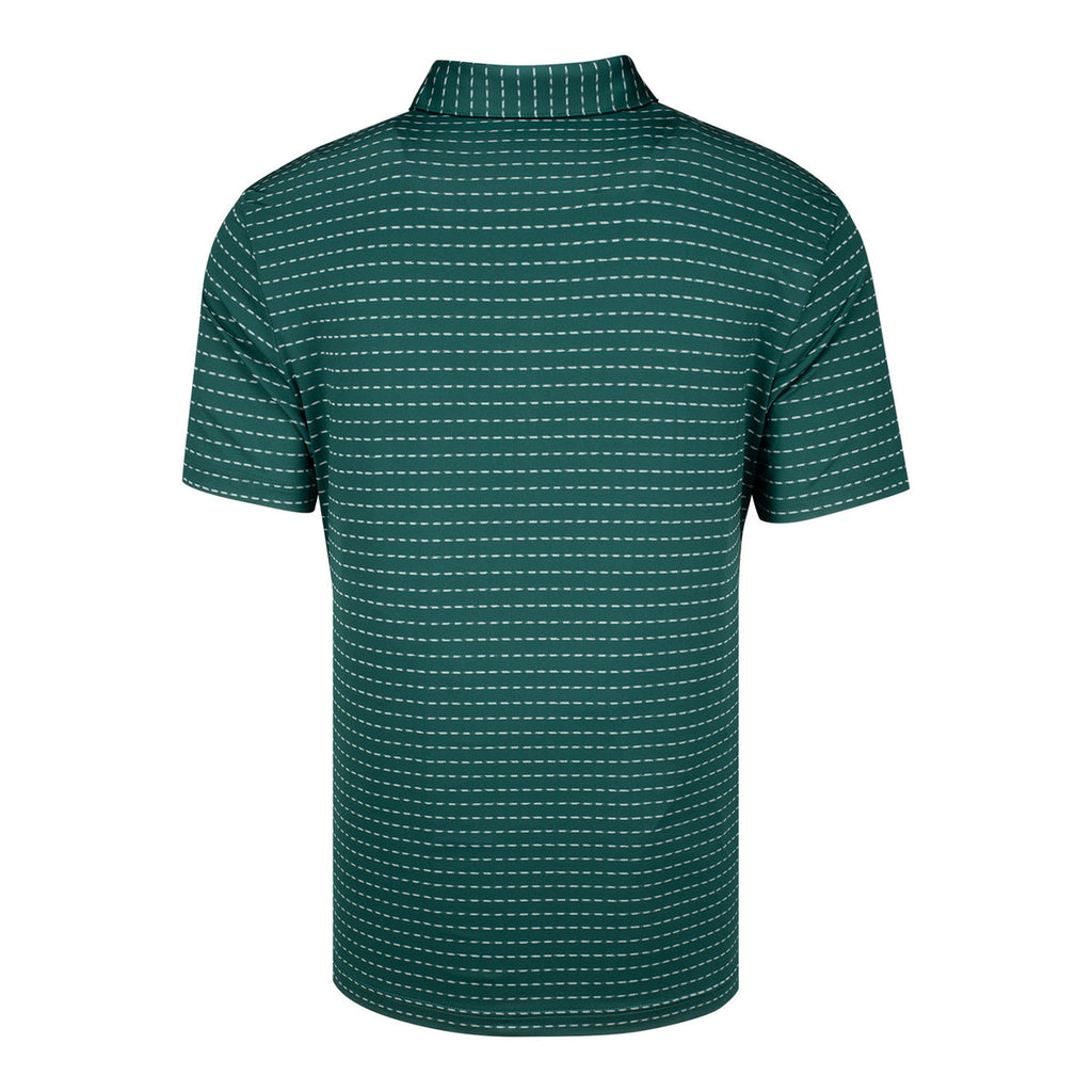 ADIDAS 2026 PGA CHAMPIONSHIP DASH STRIPE POLO IN COLLEGIATE GREEN