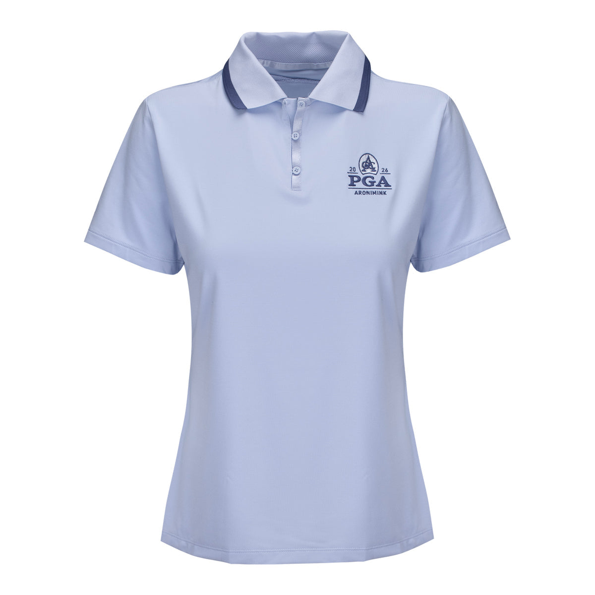NIKE 2026 PGA CHAMPIONSHIP WOMEN’S TOUR POLO IN GHOST AND SANDED PURPLE