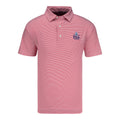 FOOTJOY 2026 PGA CHAMPIONSHIP MICROFEEDER STRIPE POLO IN RED AND WHITE