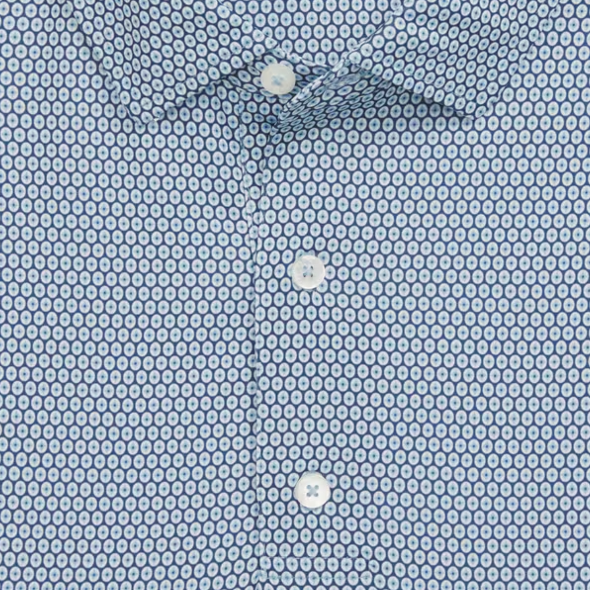 FOOTJOY 2026 PGA CHAMPIONSHIP STELLAR PRINT POLO IN NAVY, LIGHT BLUE, AND WHITE