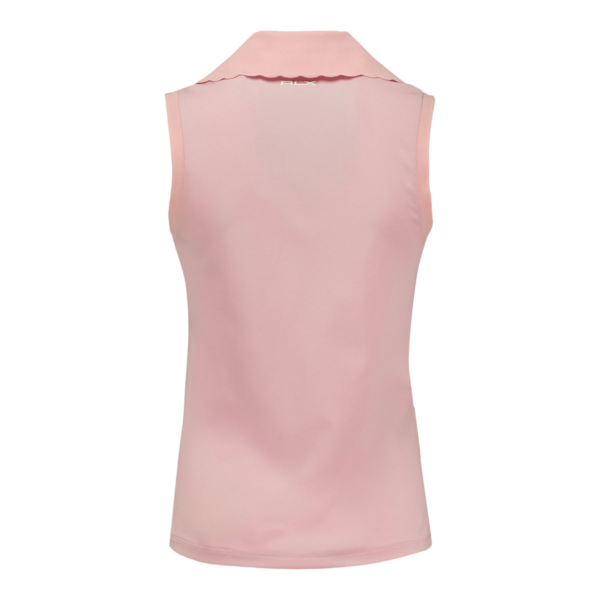 RALPH LAUREN 2026 PGA CHAMPIONSHIP WOMEN’S PIQUE SCALLOP POLO IN LIGHT PINK