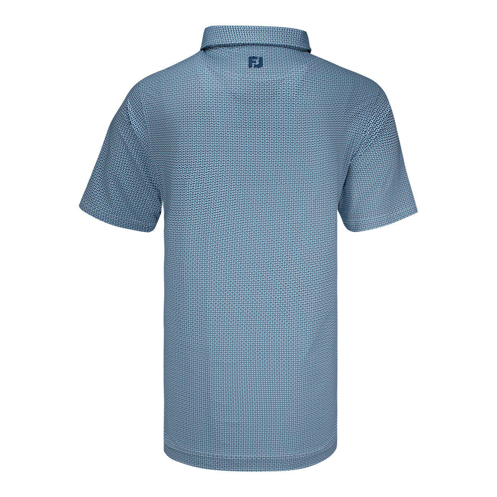 FOOTJOY 2026 PGA CHAMPIONSHIP ABERDEEN NAUTICAL FLAG POLO IN FIELD GREEN, NAVY, AND WHITE