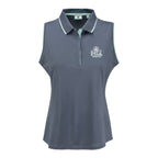FOOTJOY 2026 PGA CHAMPIONSHIP WOMEN’S SLEEVELESS POLO IN DUSTY VIOLET AND GLACIAL BLUE