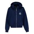 RALPH LAUREN 2026 PGA CHAMPIONSHIP WOMEN’S LONG SLEEVE WINTER CASHMERE TOUCH FLEECE MOCKNECK JACKET IN REFINED NAVY