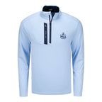 RALPH LAUREN 2026 PGA CHAMPIONSHIP LUXURY PERFORMANCE DRIVER QUARTER ZIP PULLOVER IN OFFICE BLUE