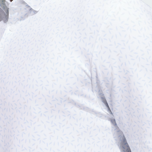 ADIDAS 2026 PGA CHAMPIONSHIP SOFT PRINT POLO IN WHITE