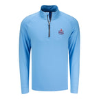 CUTTER & BUCK 2026 PGA CHAMPIONSHIP X PHILADELPHIA PHILLIES CO-BRAND QUARTER ZIP IN ATLAS BLUE