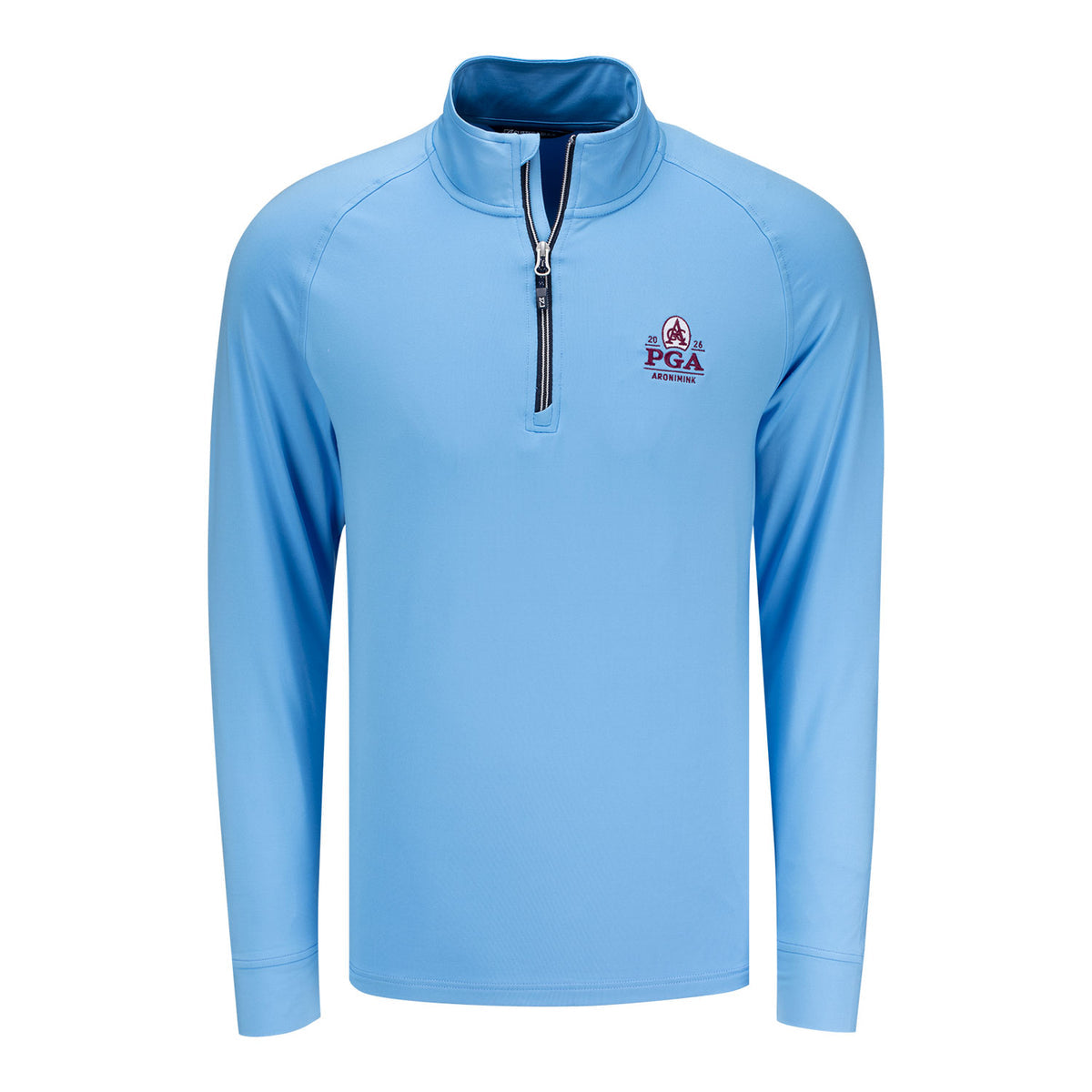 CUTTER & BUCK 2026 PGA CHAMPIONSHIP X PHILADELPHIA PHILLIES CO-BRAND QUARTER ZIP IN ATLAS BLUE