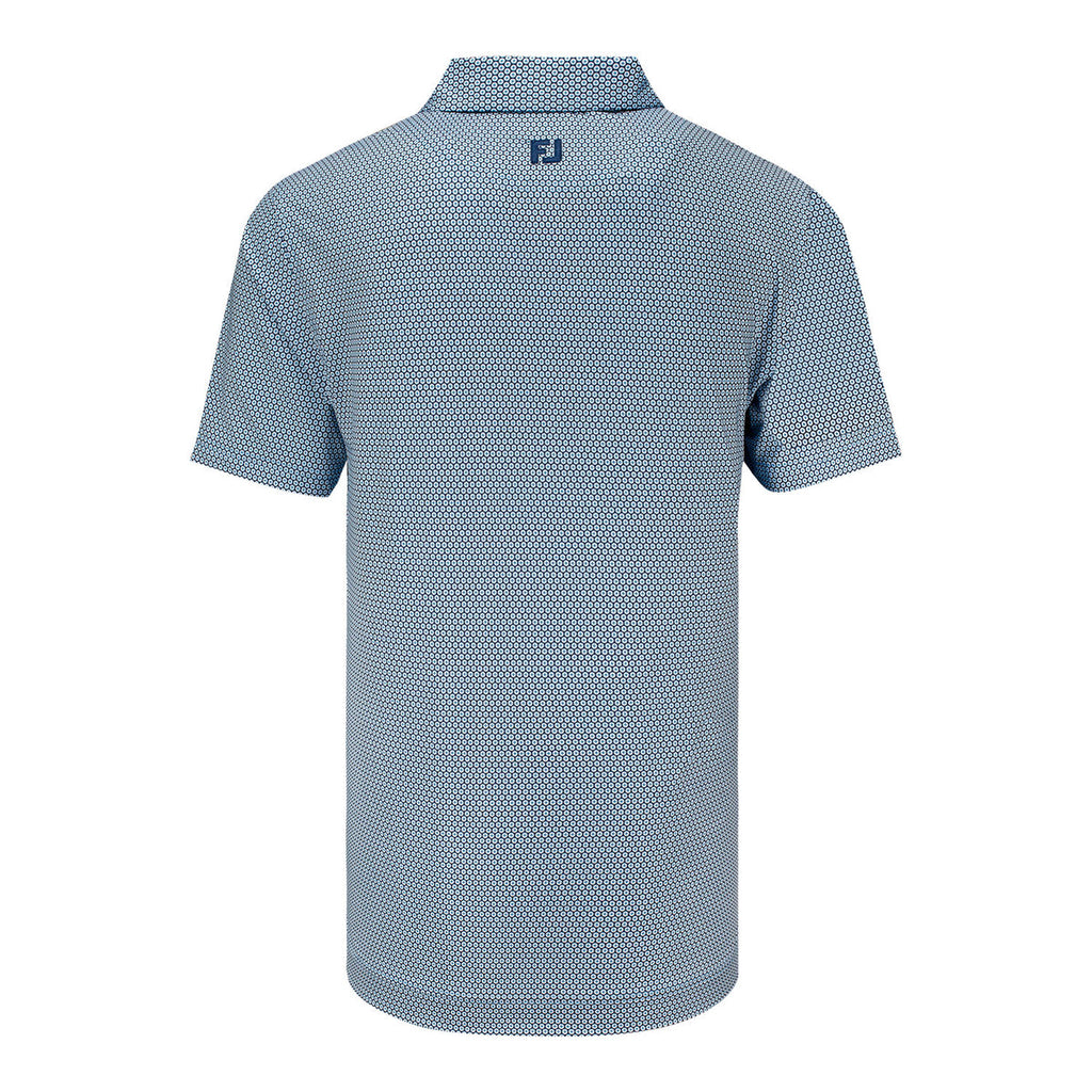 FOOTJOY 2026 PGA CHAMPIONSHIP STELLAR PRINT POLO IN NAVY, LIGHT BLUE, AND WHITE