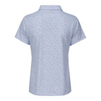 PETER MILLAR 2026 PGA CHAMPIONSHIP WOMEN’S FAIRWAY FRILLS JERSEY POLO IN WHITE
