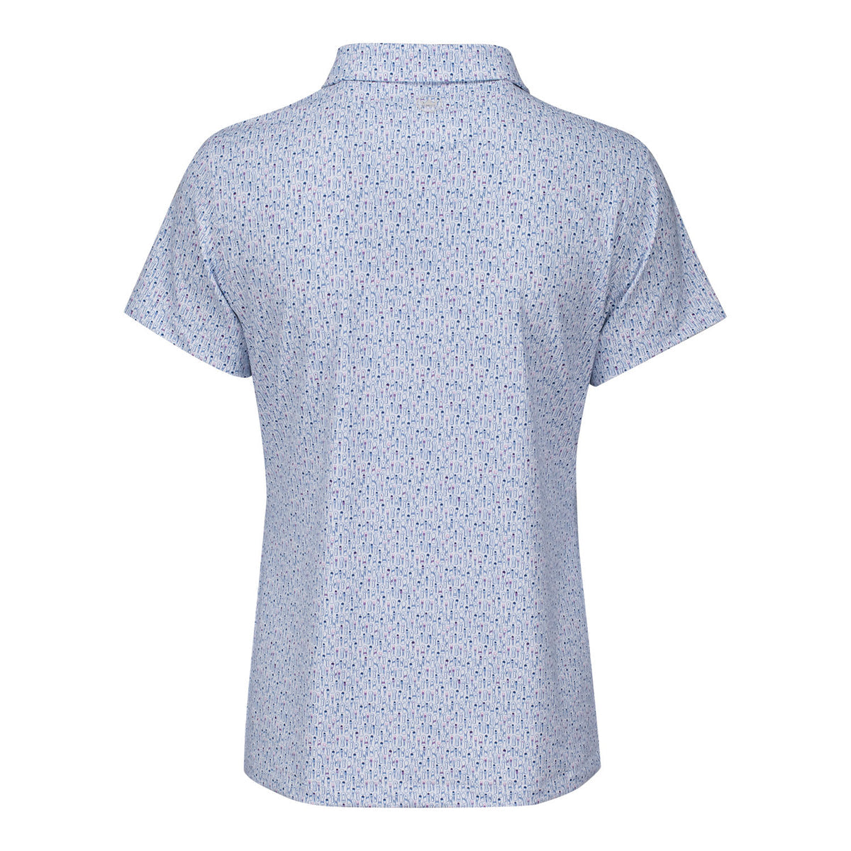 PETER MILLAR 2026 PGA CHAMPIONSHIP WOMEN’S FAIRWAY FRILLS JERSEY POLO IN WHITE