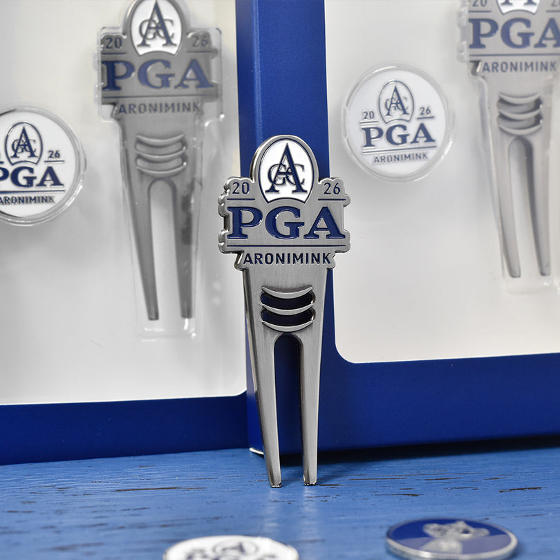 PRG GOLF 2026 PGA CHAMPIONSHIP DIVOT TOOL & BALL MARKER SET