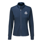 ADIDAS 2026 PGA CHAMPIONSHIP WOMEN’S PERFORMANCE TEXTURE FULL ZIP JACKET IN COLLEGIATE NAVY