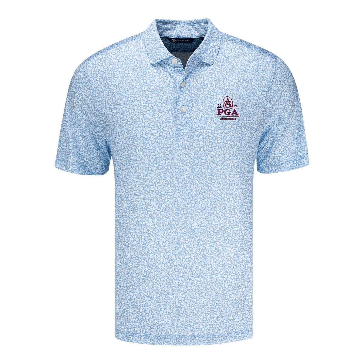 CUTTER & BUCK 2026 PGA CHAMPIONSHIP X PHILADELPHIA PHILLIES CO-BRAND POLO IN ATLAS BLUE